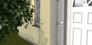 Bočná stena Guttavordach HD číra  
