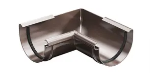 Plastový roh žľabu Gutta Aqua (vnútorný) 75 mm