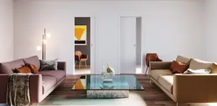 Stavebné puzdro Ermetika Unico Evo, dvojkrídlové, SDK 600 + 600 x 1970 mm