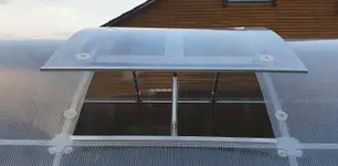 Strešné vetracie okno pre záhradný skleník LANITPLAST Lucius