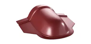Hrebeňový uzáver Bilka RAL 3009 (oxidovaná-červená)  