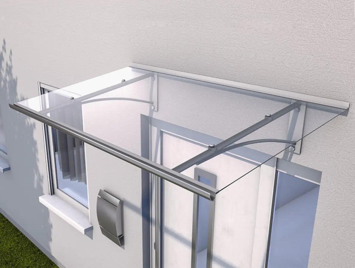 Vchodová strieška Guttavordach PT/GR strieborná  