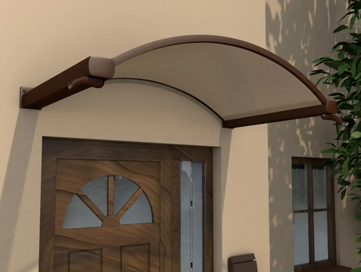 Vchodová strieška Guttavordach NO hnedá  