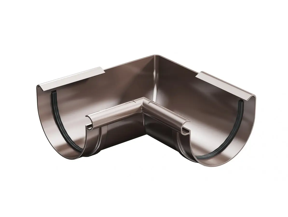 Plastový roh žľabu Gutta Aqua (vnútorný) 75 mm