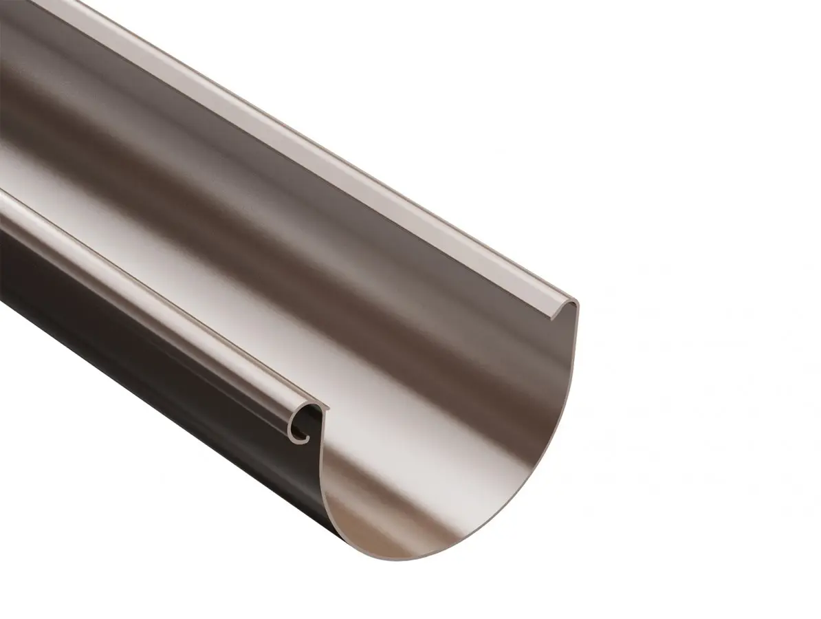 Plastový odkvapový žľab Gutta Aqua hnedá  