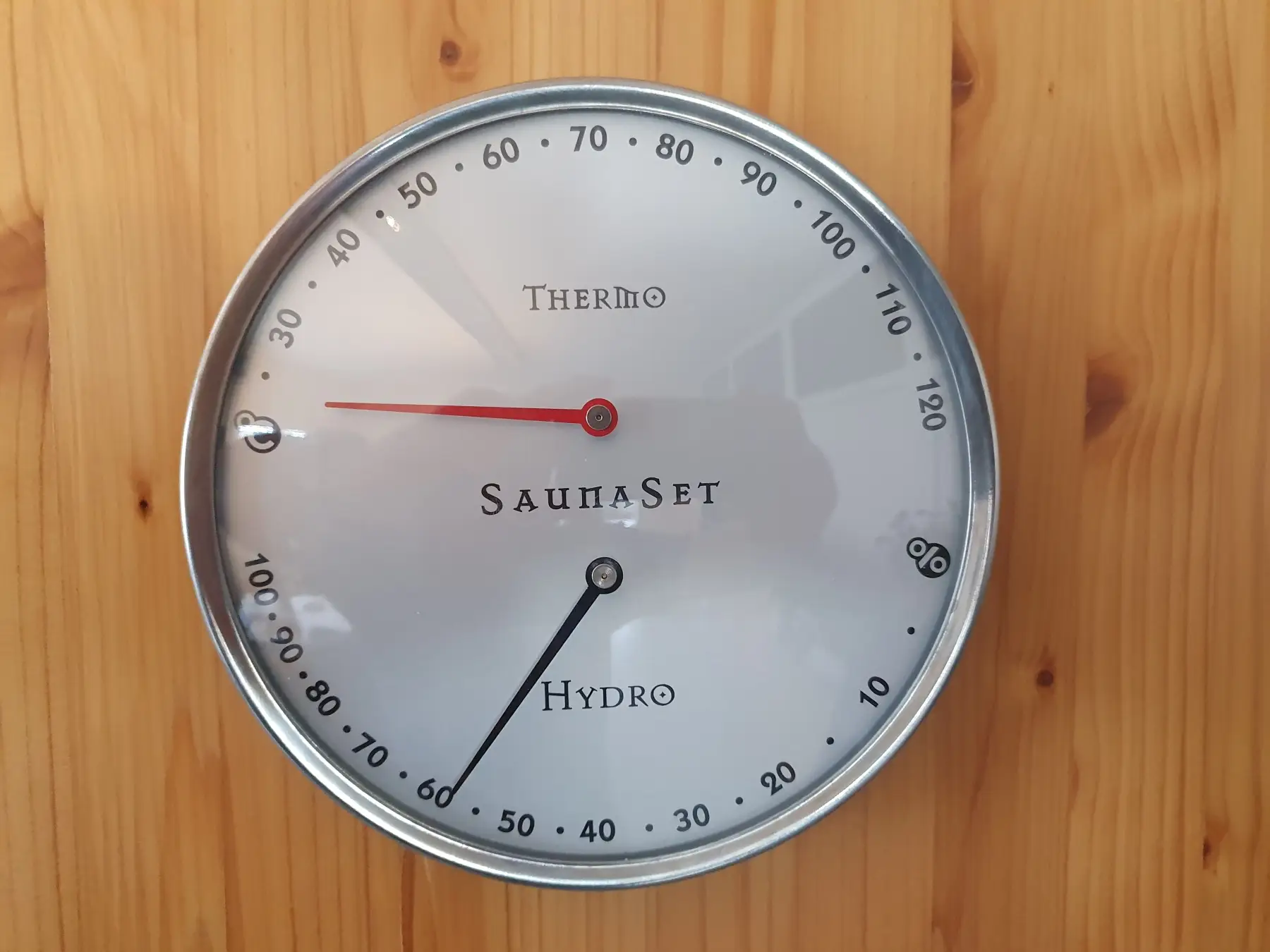 Saunový teplomer/vlhkomer LANITPLAST  16 cm