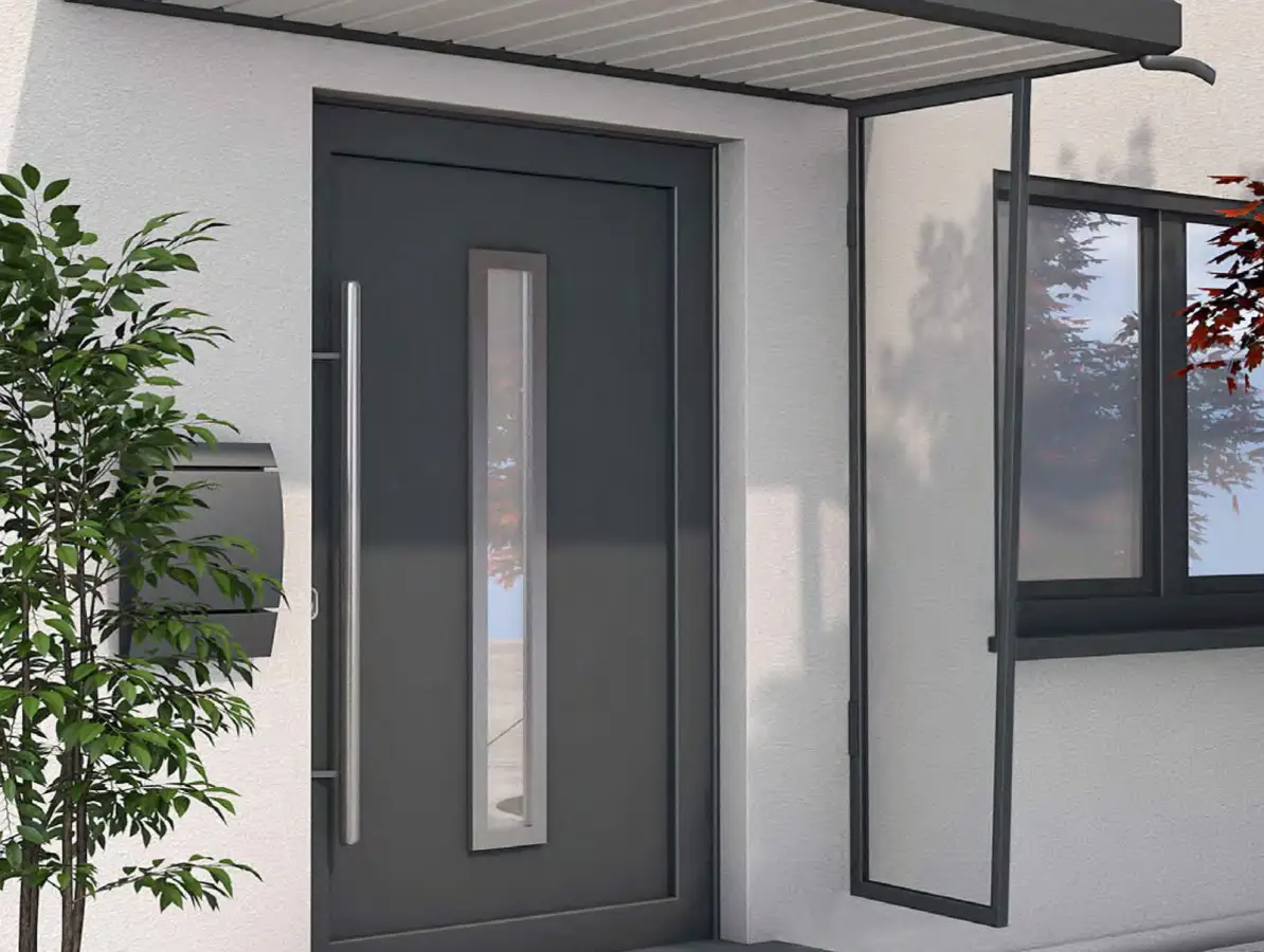 Bočná stena Guttavordach B1 čierna  