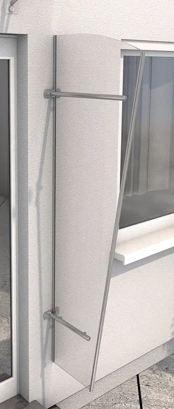 Bočná stena Guttavordach PT/XL strieborná  