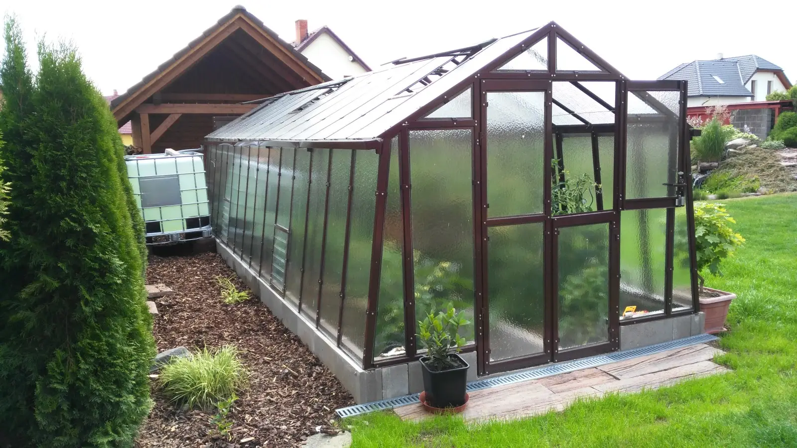 Zapustenie dverí skleníka Primus 20 cm