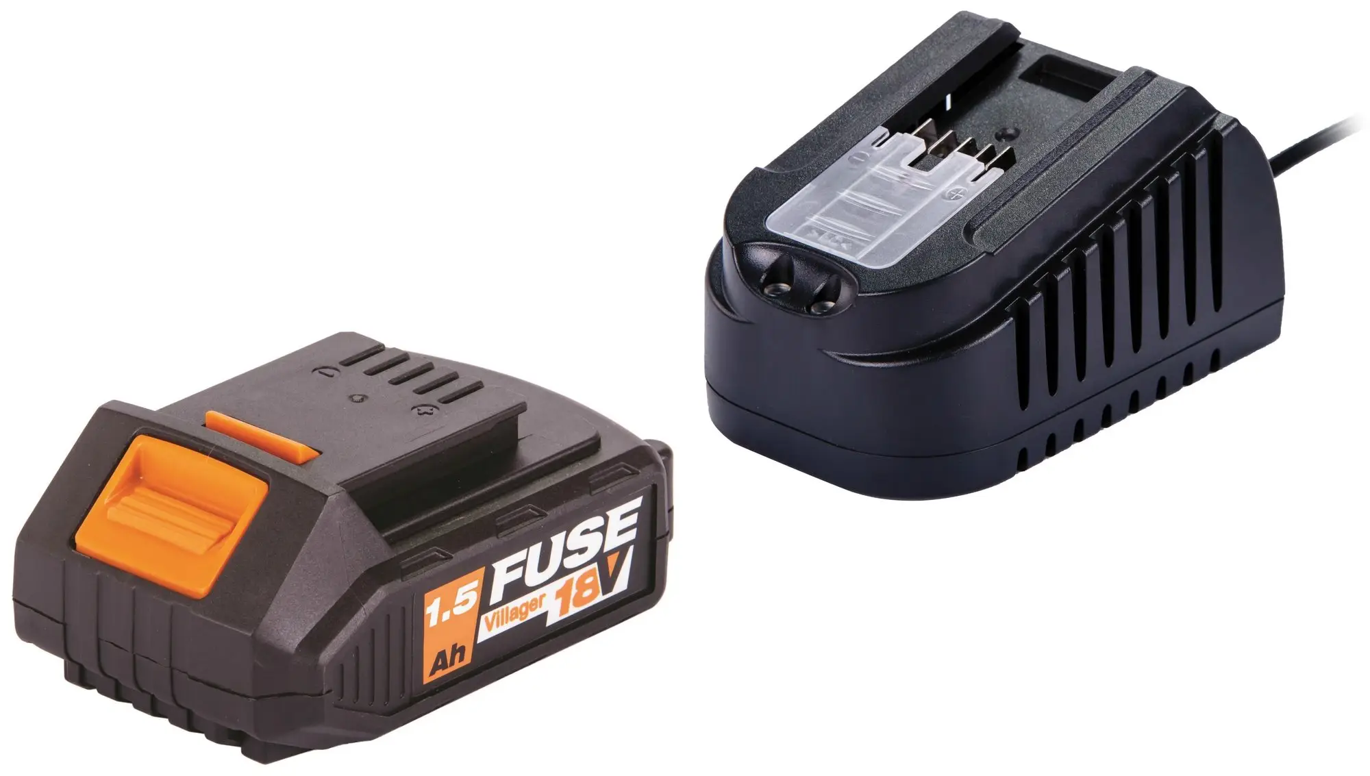 Set 1.5 Ah batéria + 1.65 A nabíjačka VILLAGER FUSE