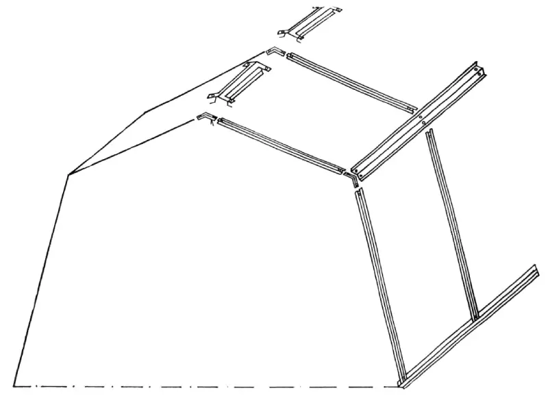 Predĺženie pre skleník NORDPOLEN VALGLAS o 1,04 m