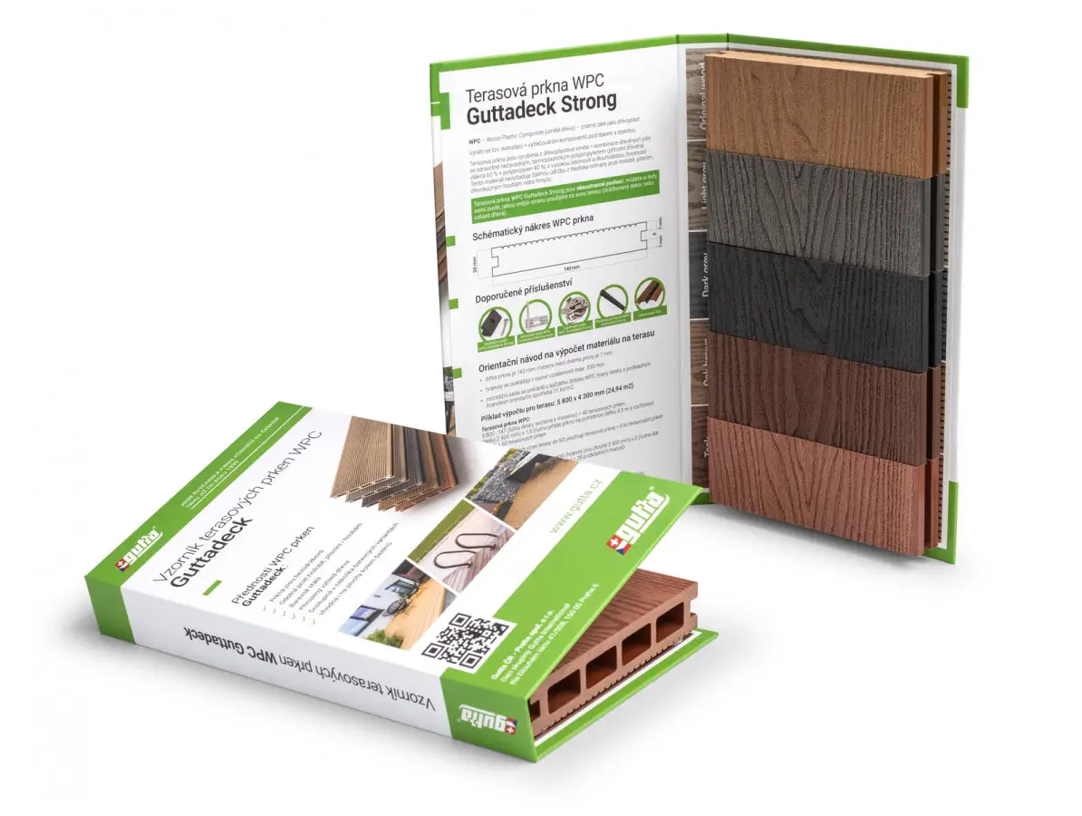 Vzorkovník WPC dosiek Guttadeck Guttadeck  
