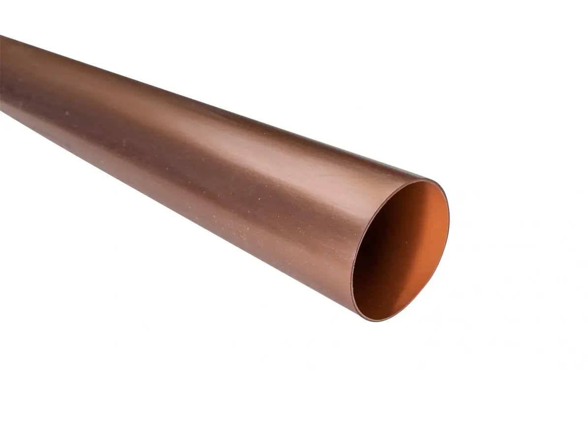 Plastová zvodová rúra 6.3 x 300 cm