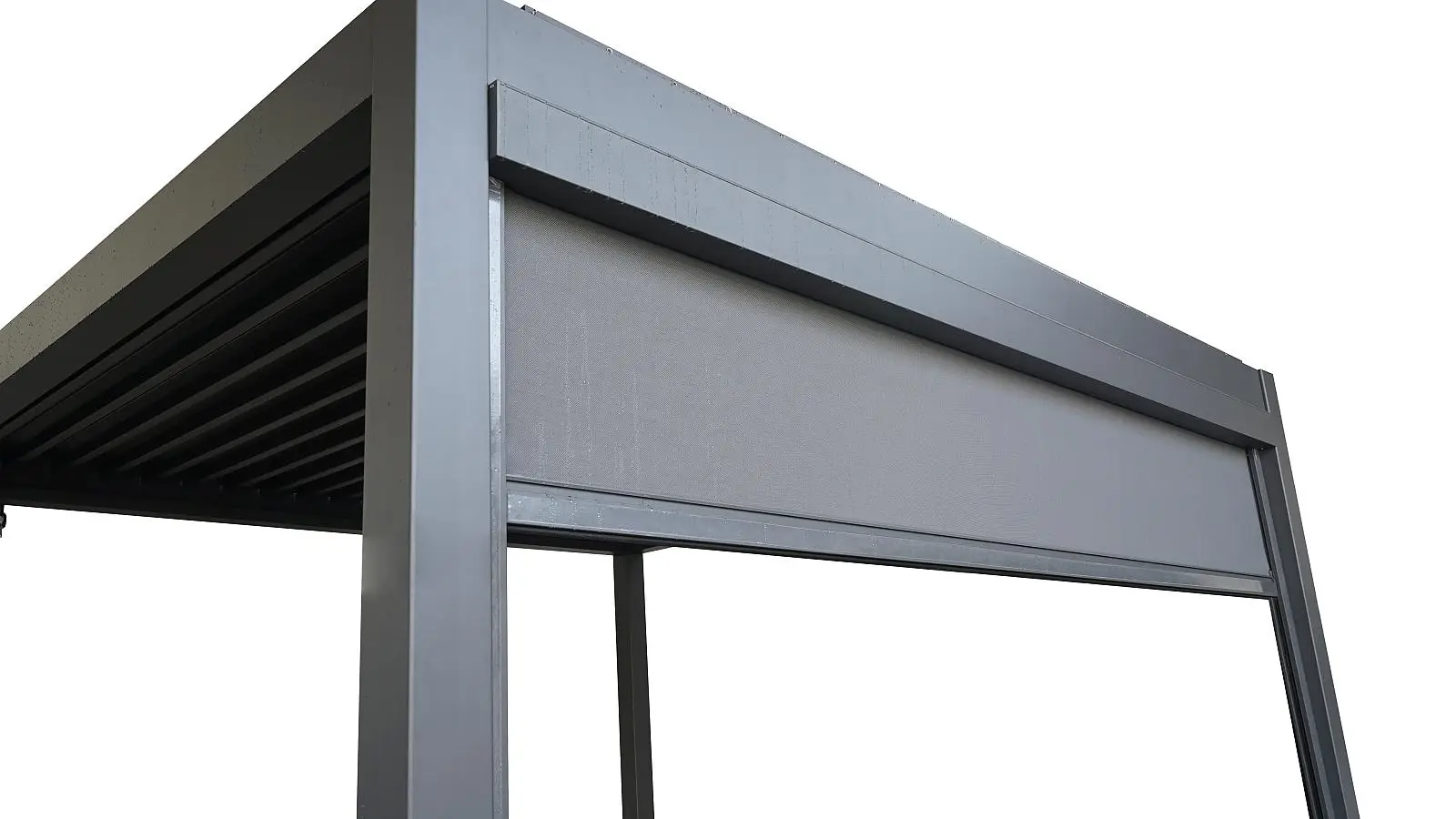 Bočná sieťová roleta k pergole LANITPLAST Bioclimatic Bioclimatic PREMIUM  