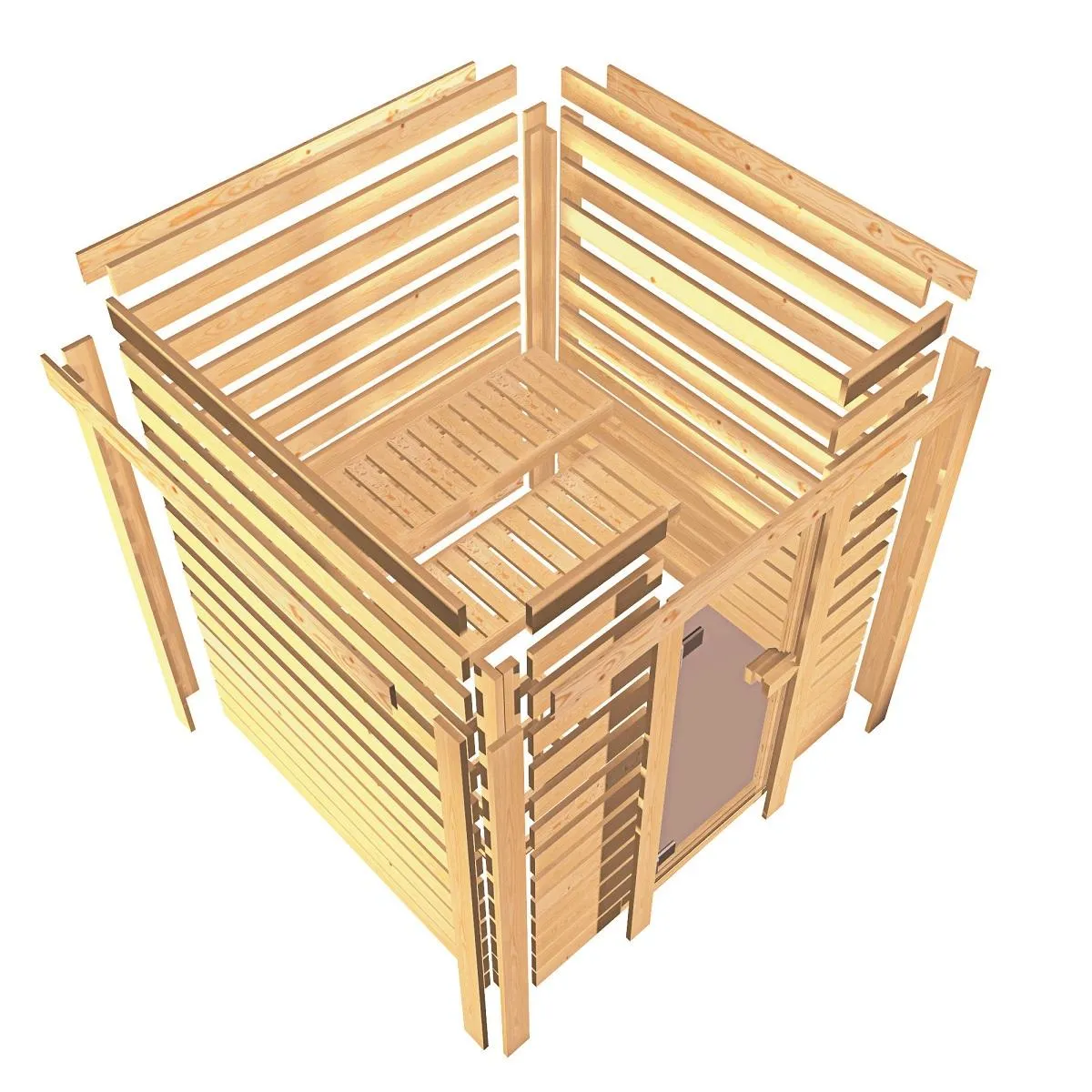 Fínska sauna Karibu Tilda