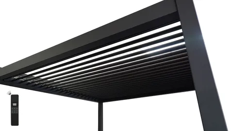 Hliníková pergola LANITPLAST Bioclimatic PREMIUM PLUS