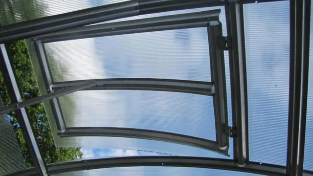 Strešné vetracie okno pre záhradný skleník NORDPOLEN BALTIC