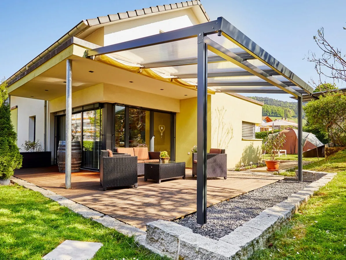 Tienenie pre pergoly Terrassendach Premium