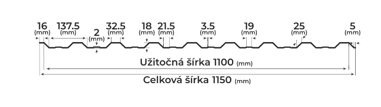 Trapézový plech Bilka T18