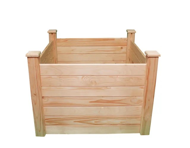 Vyvýšený záhon LANITPLAST Holzkiste natur