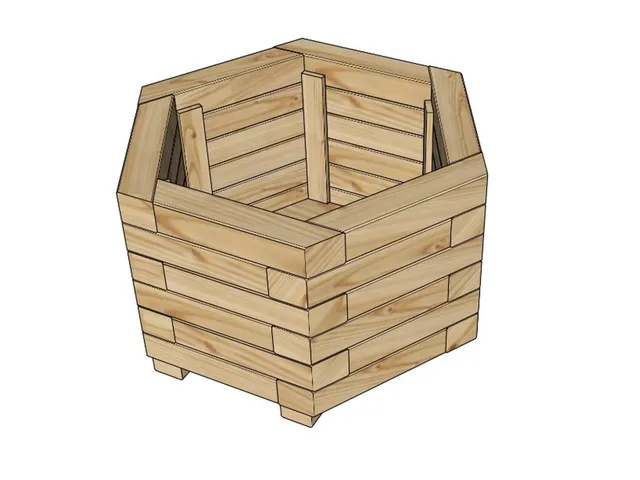 Vyvýšený záhon LANITPLAST Potting 7